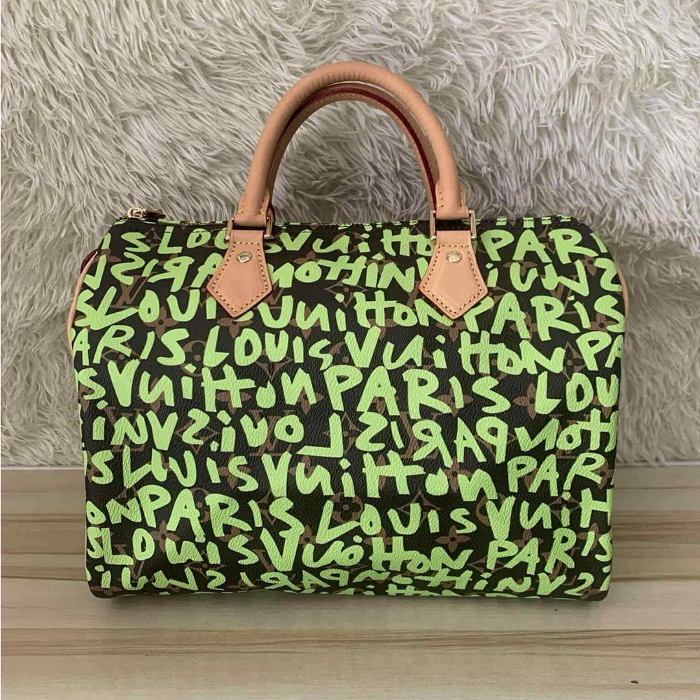 Louis Vuitton Neon Green Graffiti Bag (1700.00 is Lowest on Posh)